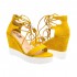 Sandały na koturnie żółte z białą podeszwą ,platforma, protektor wiązane na kostce