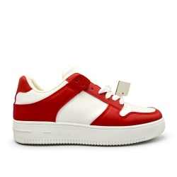 Sneakersy fashion czerwono białe męskie-damskie
